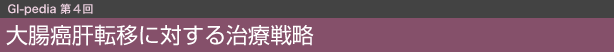 第4回 大腸癌肝転移に対する治療戦略