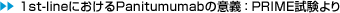 1st-lineにおけるPanitumumabの意義：PRIME試験より