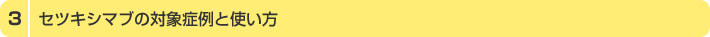 3. ZcLV}ȗΏۏǗƎg